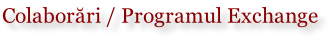 Colaborări / Programul Exchange